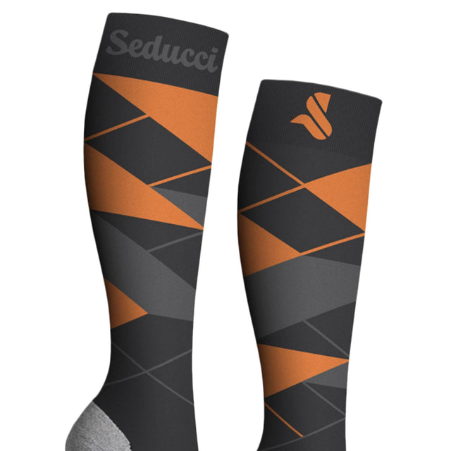 Seducci Equestrian Riding Underwear - Argyle Ag+ Orange